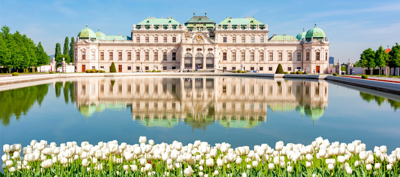 Vienna vista su Palazzo Reale
