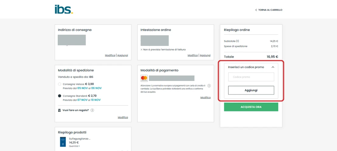come-applicare-un-coupon-sul-sito-ufficiale-ibs