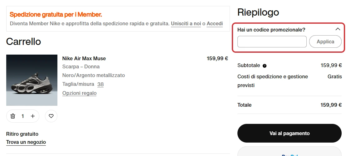 come-faccio-a-utilizzare-un-codice-promozionale-nike