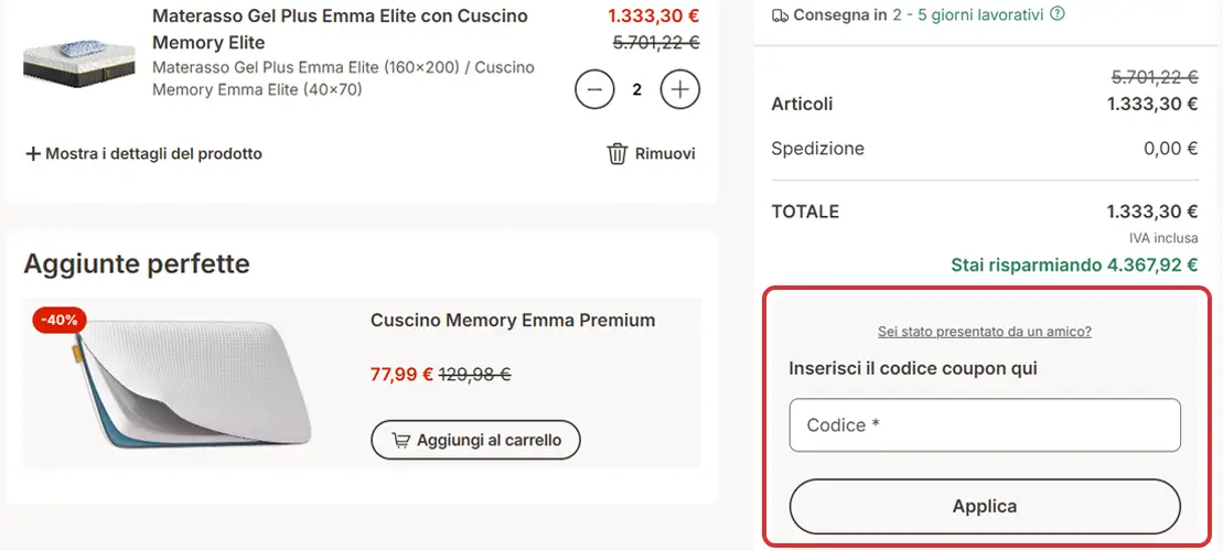 come-posso-utilizzare-i-codici-sconto-sul-sito-di-emma-materasso