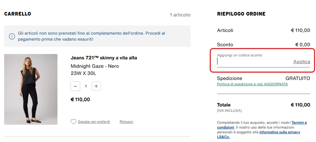 Come posso utilizzare i coupon Levi's? come-posso-utilizzare-i-coupon-levis