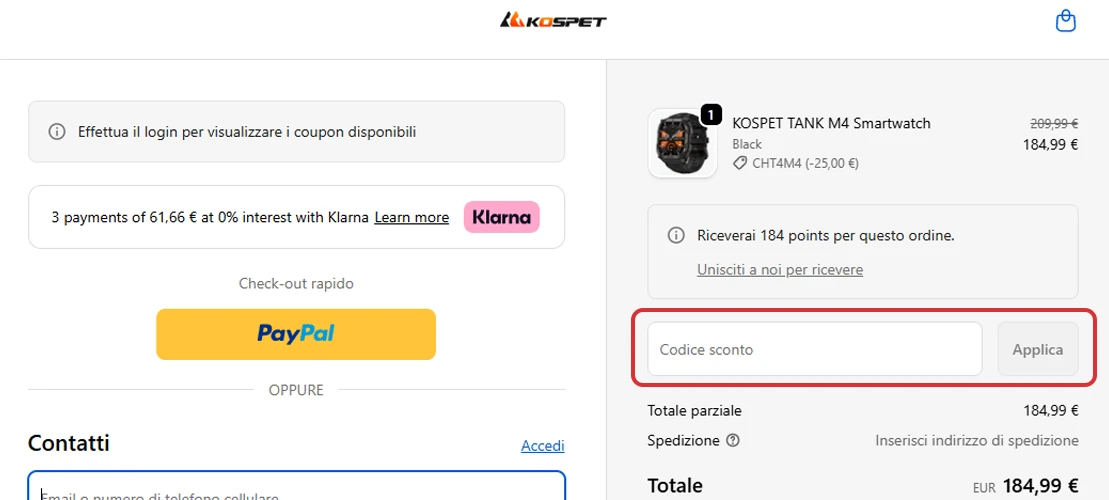 Come utilizzare un coupon su Kospet come-utilizzare-un-coupon-su-kospet