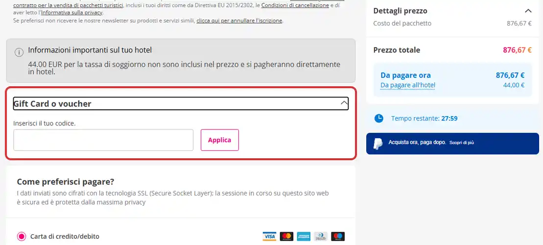 dove-inserire-un-codice-sconto-su-lastminutecom